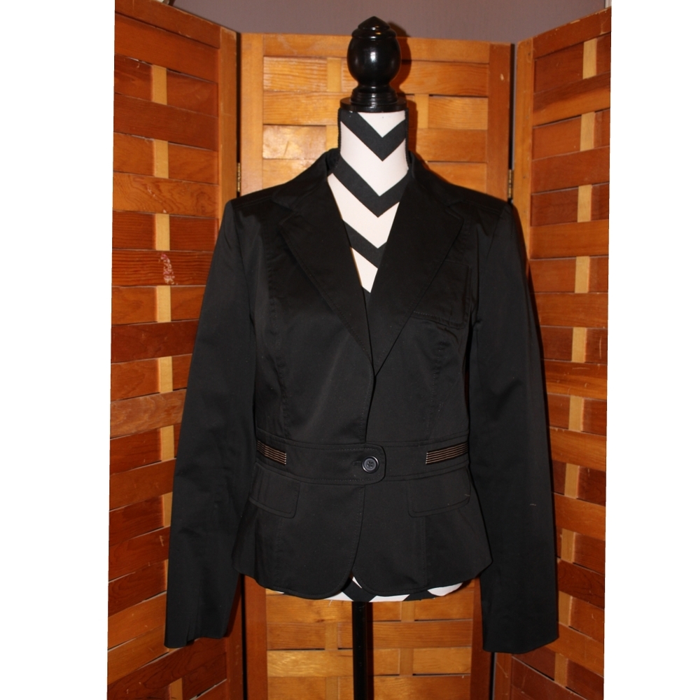 Loft Black Single Button Blazer